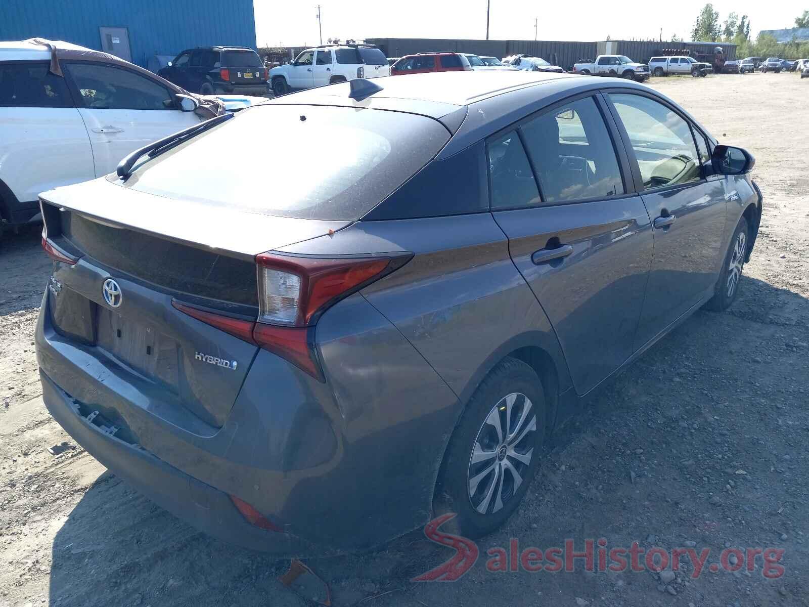 JTDL9RFU4K3011103 2019 TOYOTA PRIUS