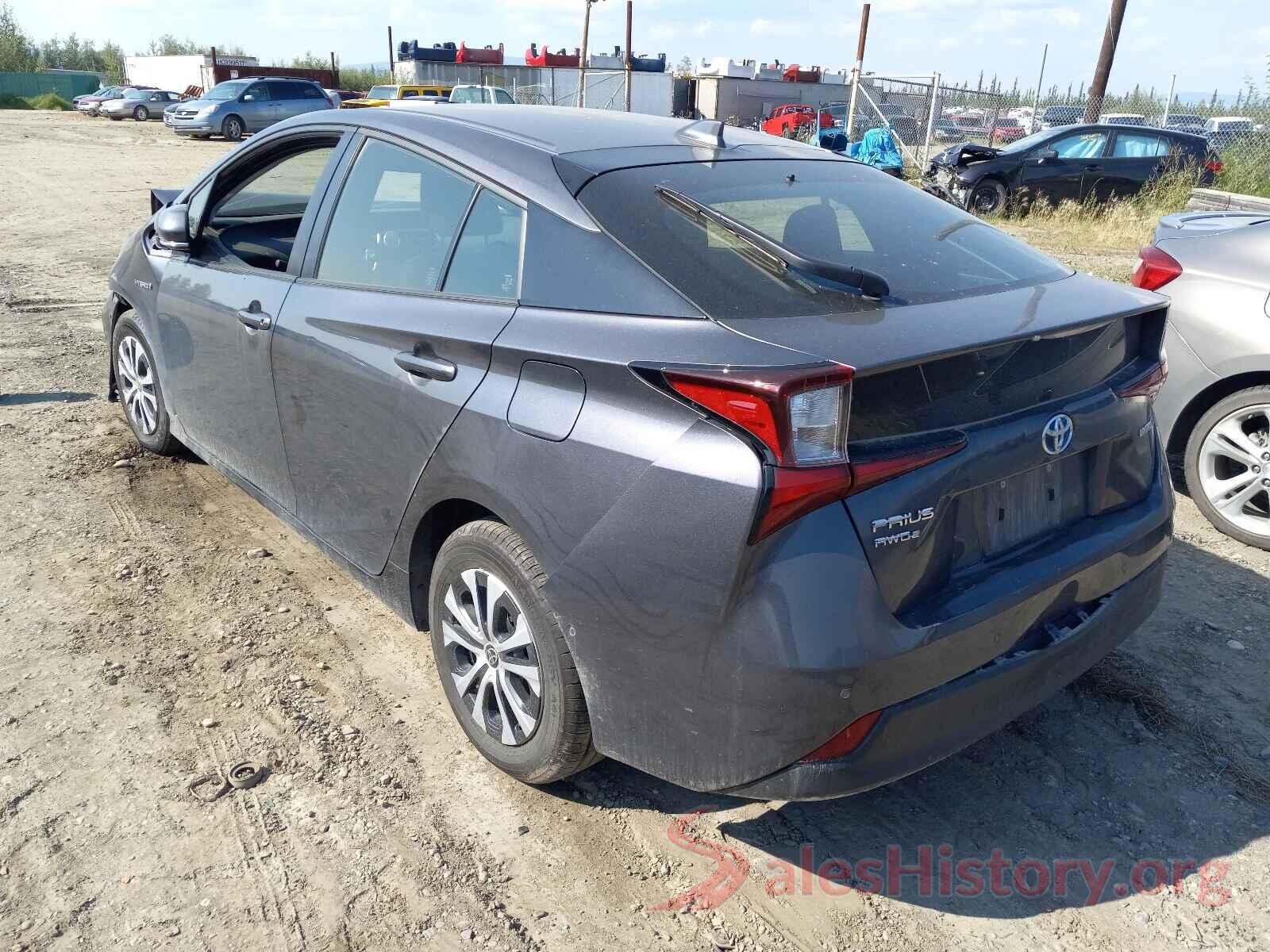 JTDL9RFU4K3011103 2019 TOYOTA PRIUS