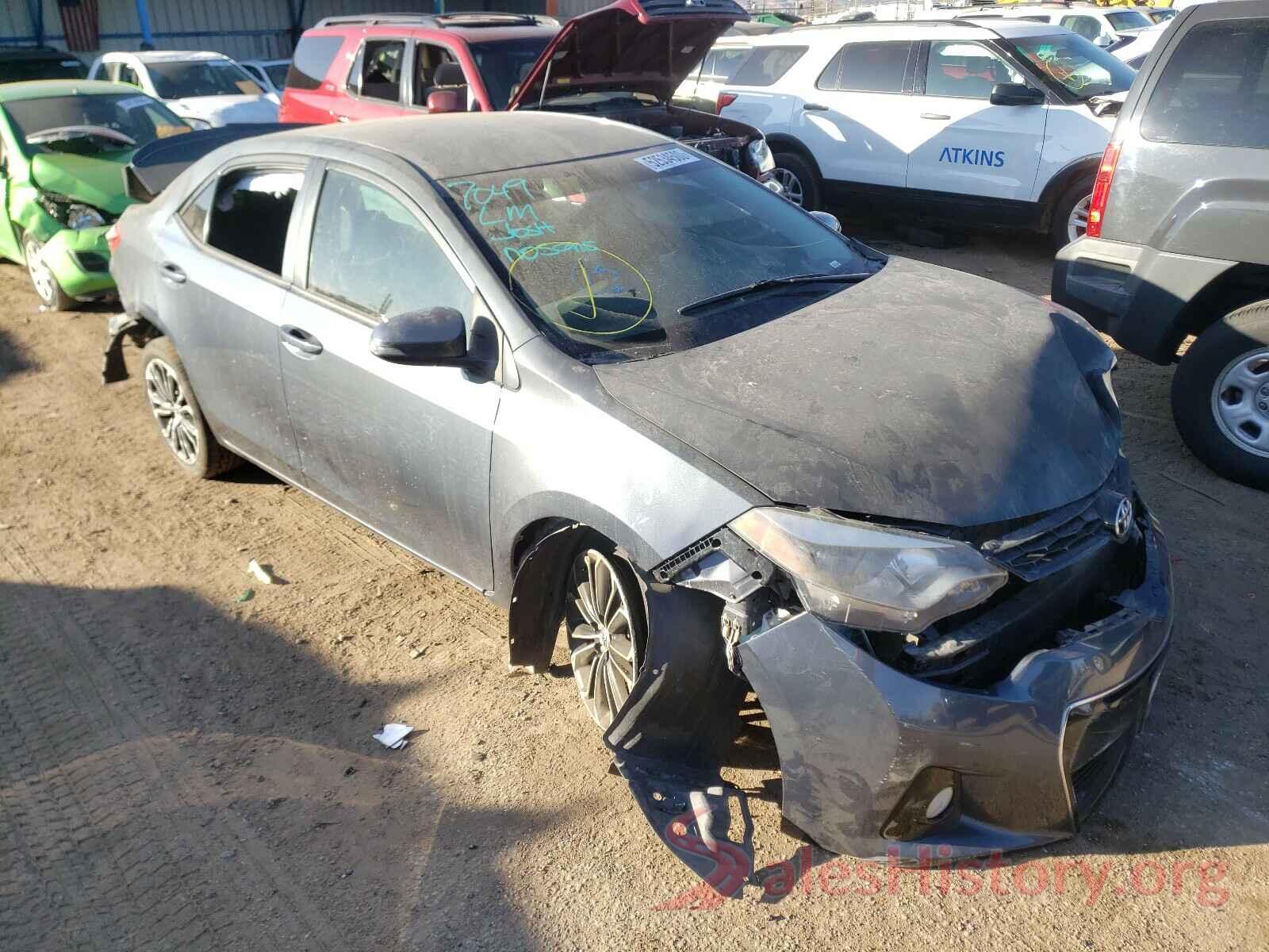 5YFBURHE6GP399160 2016 TOYOTA COROLLA