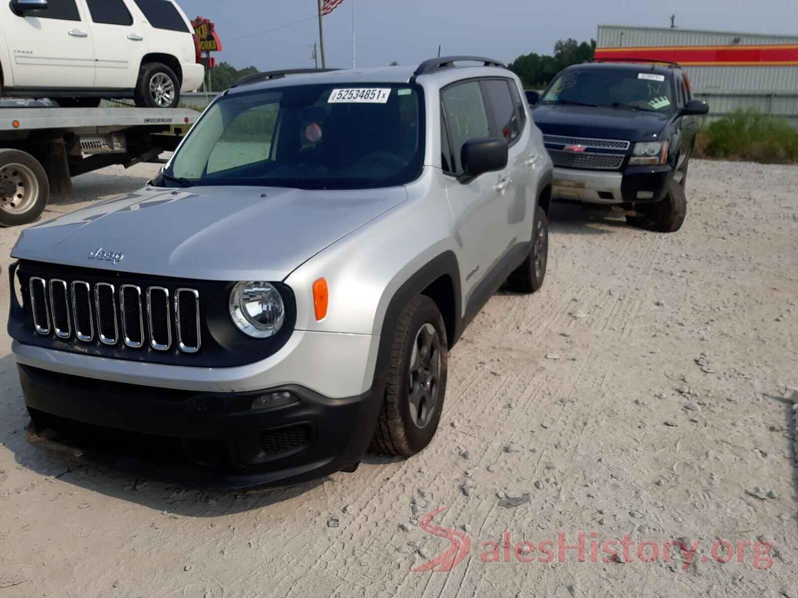 ZACCJBAB4HPG64443 2017 JEEP RENEGADE