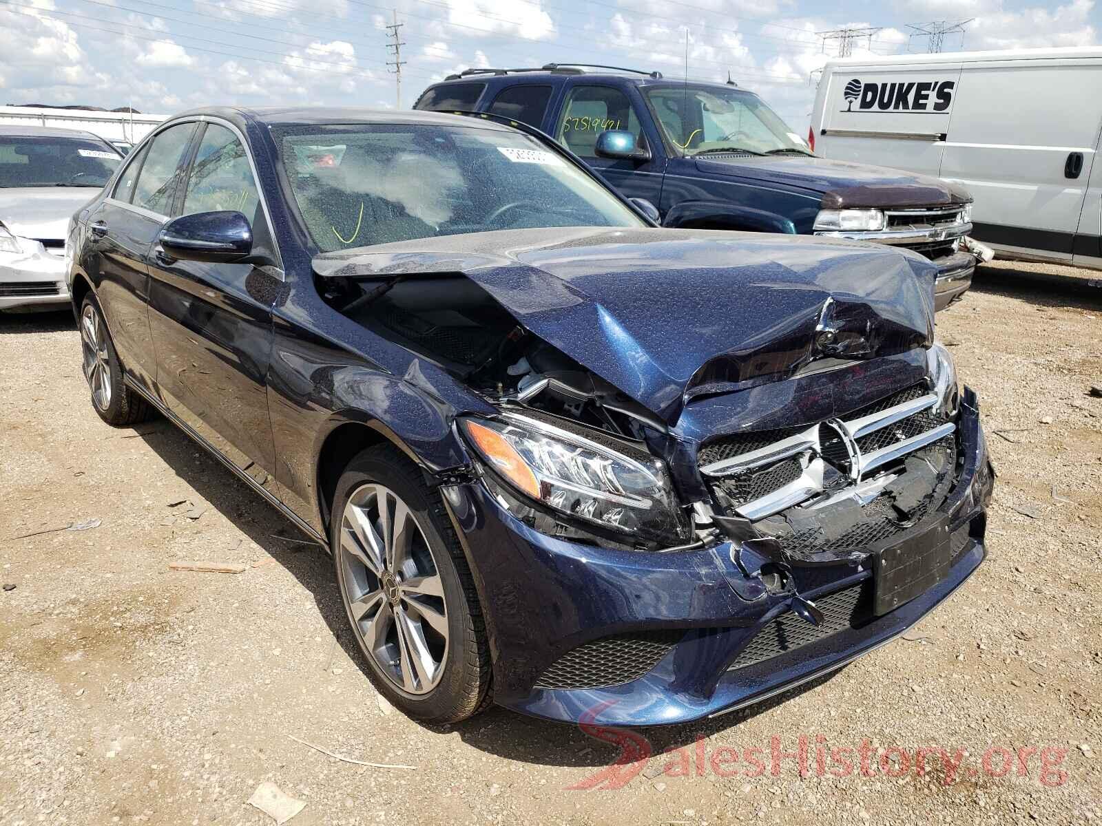 W1KWF8EB4MR615420 2021 MERCEDES-BENZ C-CLASS