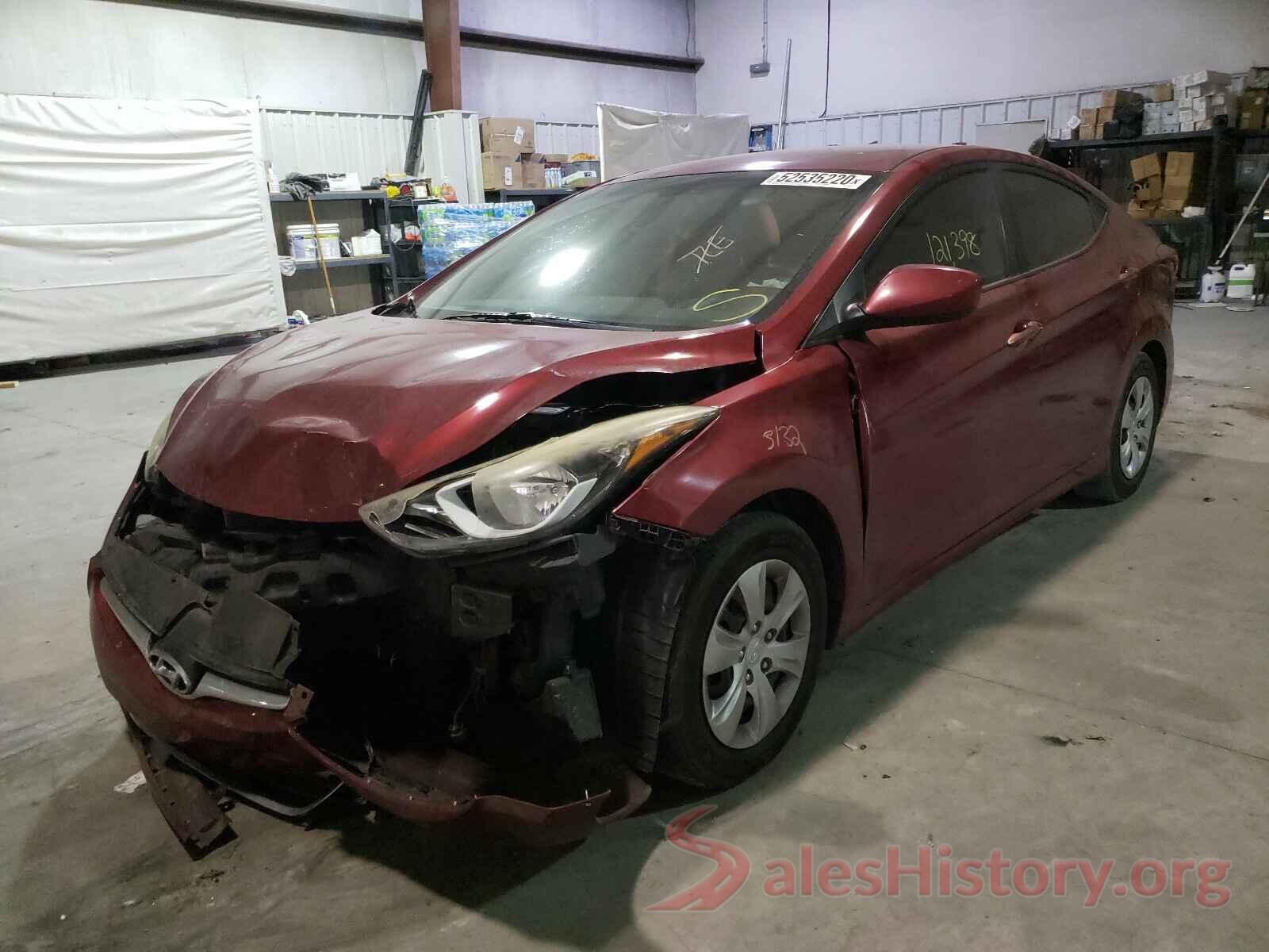 5NPDH4AE4GH683295 2016 HYUNDAI ELANTRA