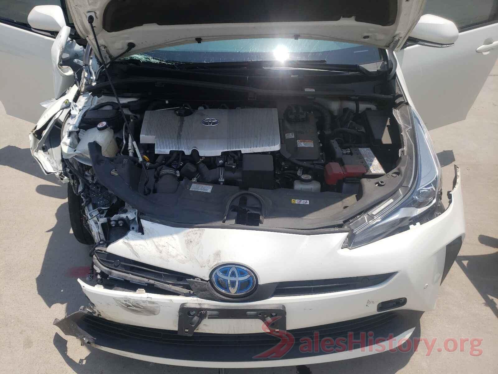 JTDKARFU2K3076695 2019 TOYOTA PRIUS