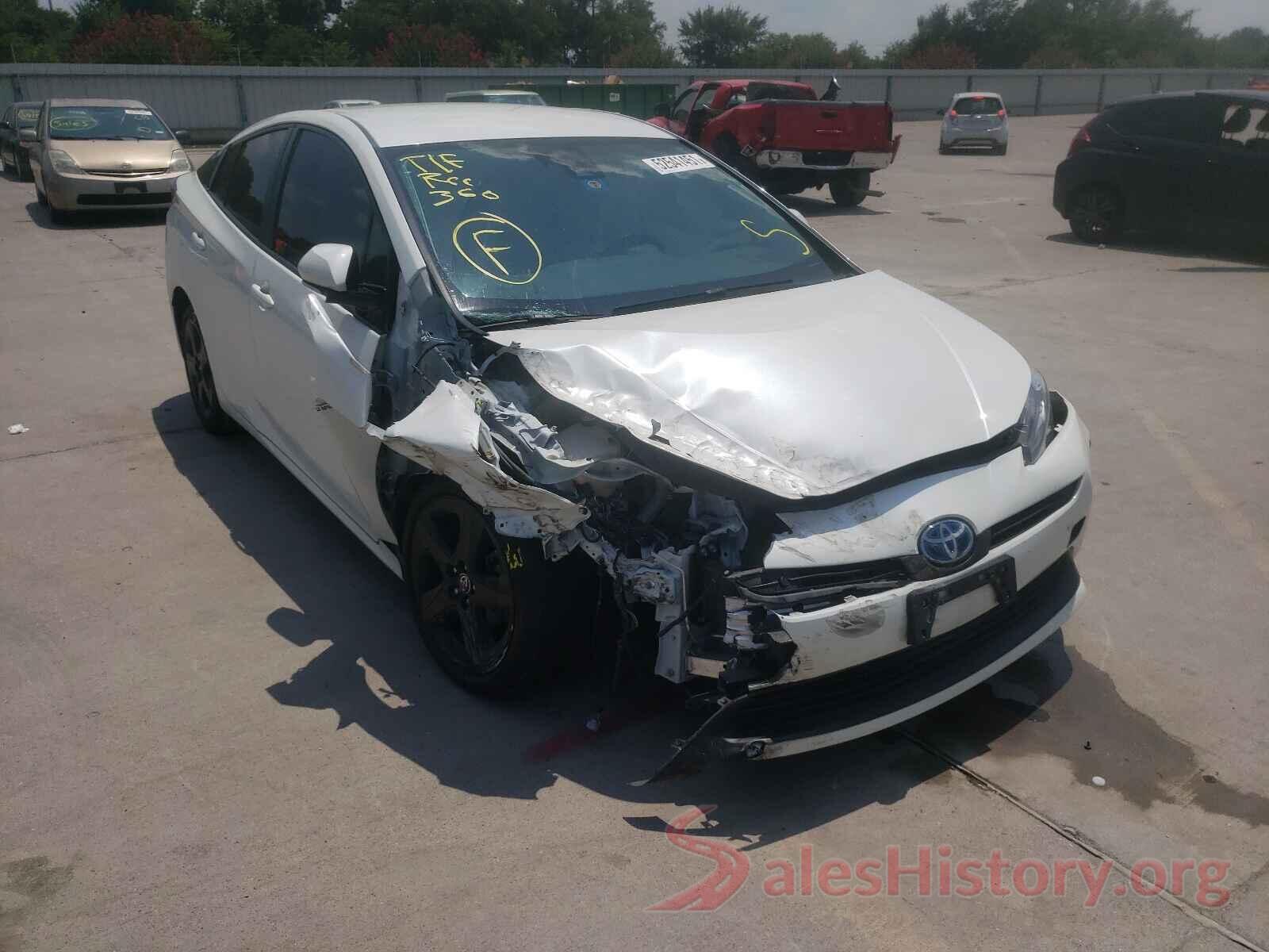 JTDKARFU2K3076695 2019 TOYOTA PRIUS