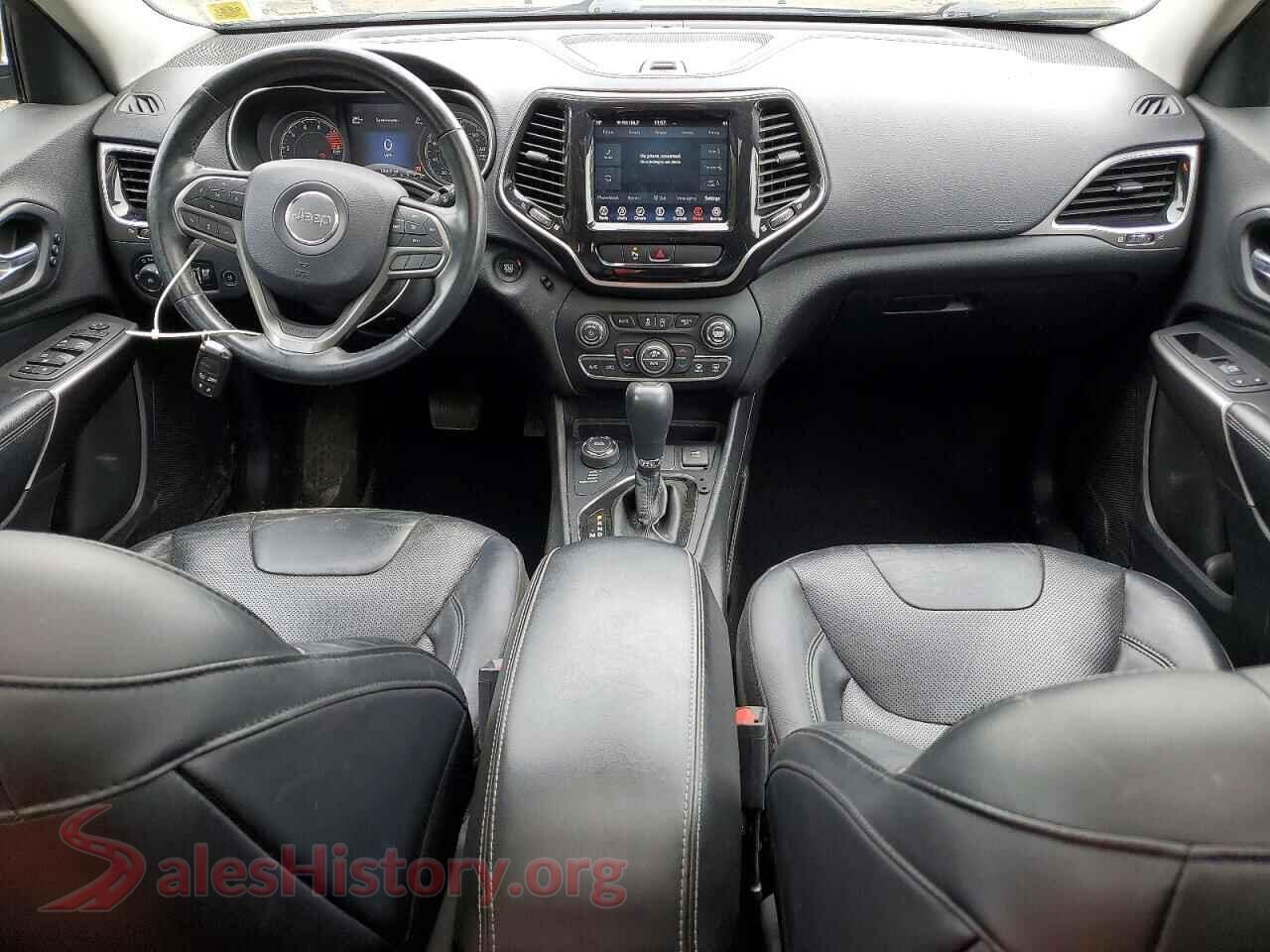 2019 JEEP CHEROKEE VIN 1C4PJMDX6KD431996, interior dashboard