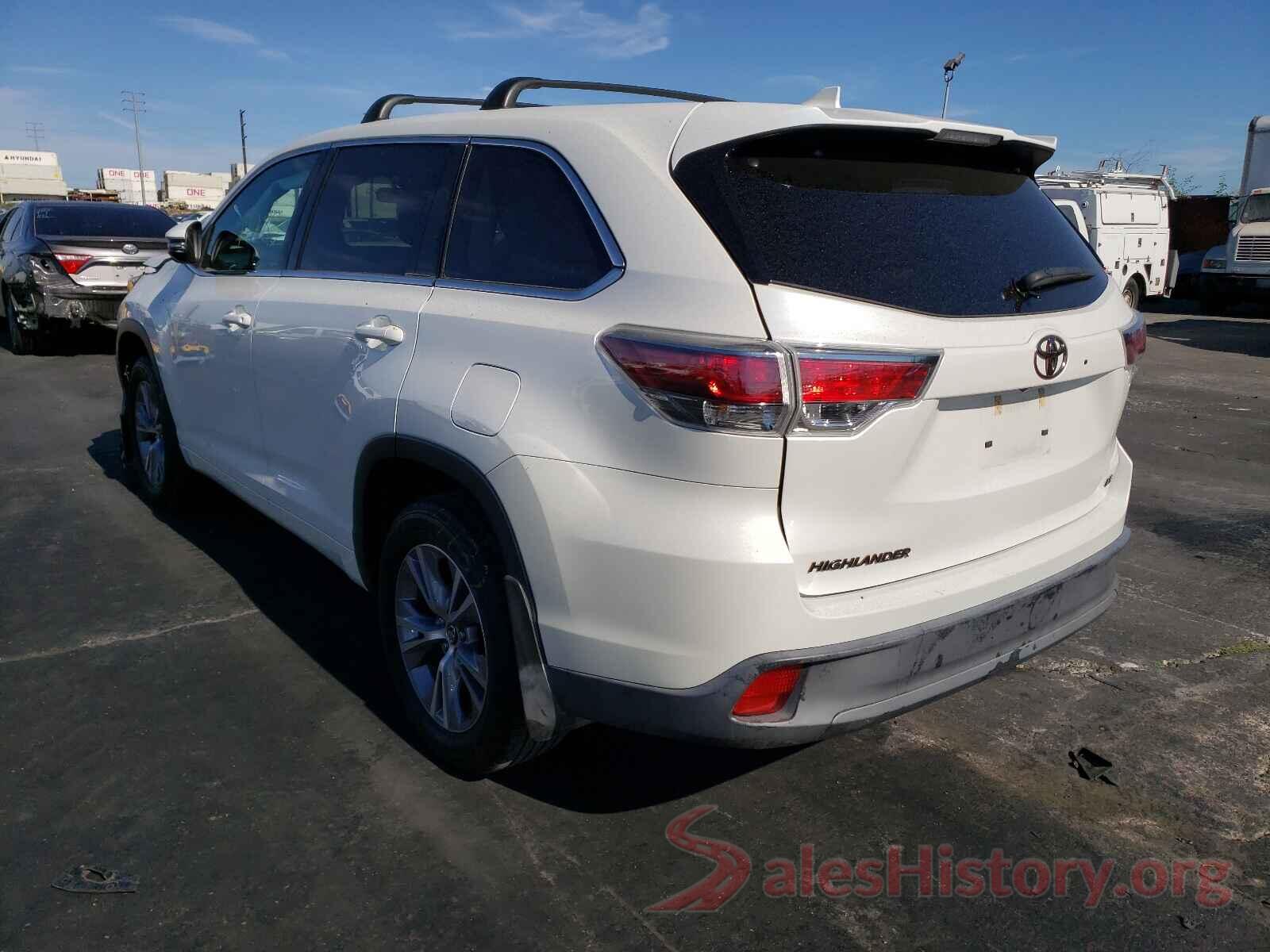 5TDZKRFH2GS170533 2016 TOYOTA HIGHLANDER