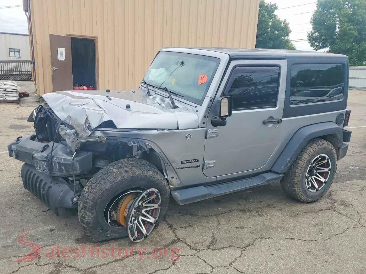 2018 JEEP WRANGLER VIN 1C4AJWAGXJL853599, auction photo
