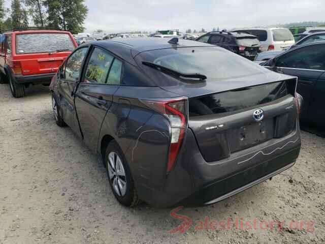 JTDKARFU4G3510963 2016 TOYOTA PRIUS