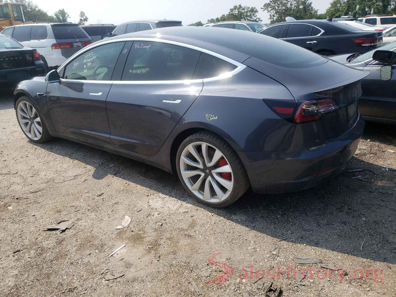 5YJ3E1EB4KF237576 2019 TESLA MODEL 3