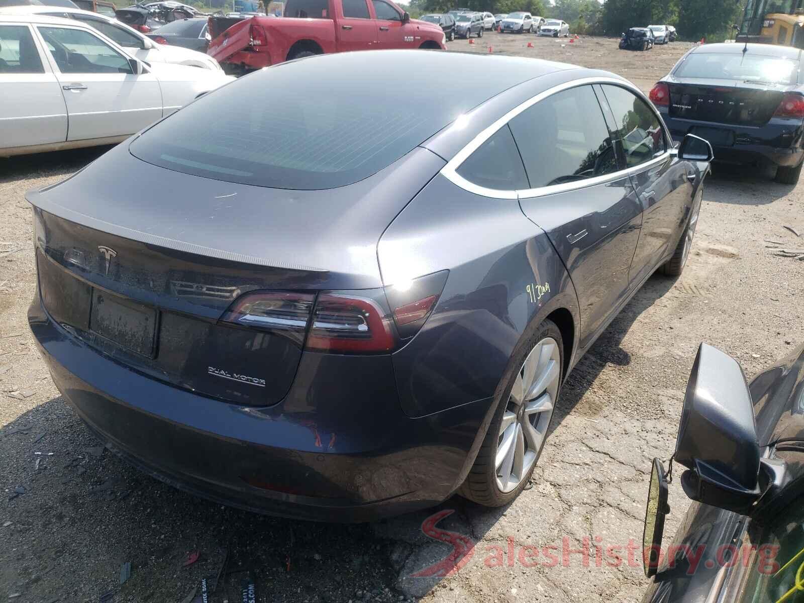 5YJ3E1EB4KF237576 2019 TESLA MODEL 3