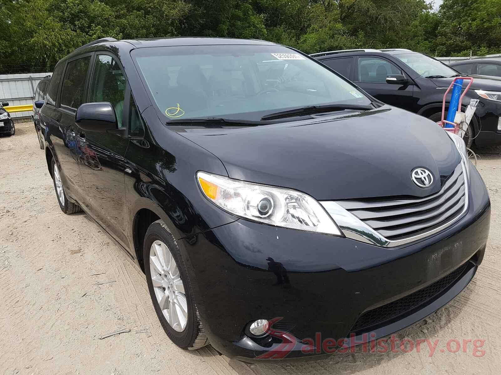 5TDDZ3DC3HS176921 2017 TOYOTA SIENNA