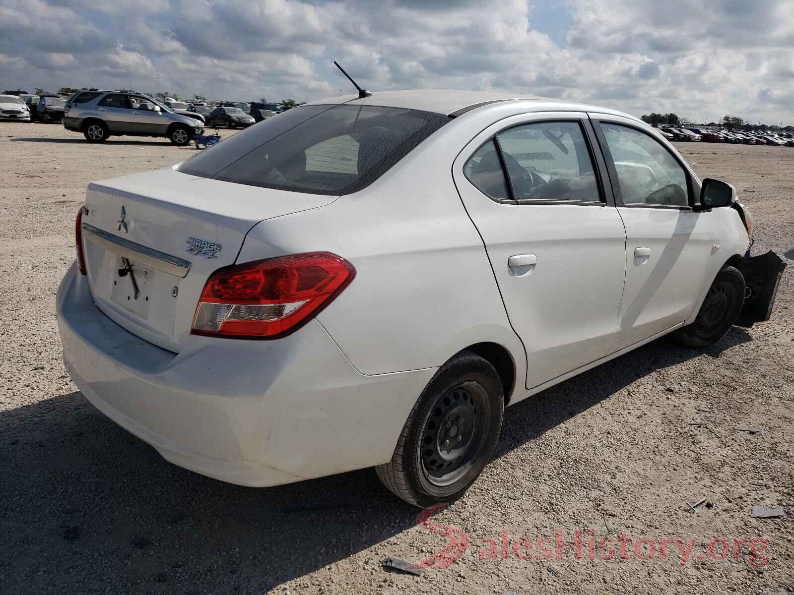 ML32F3FJ0HHF10344 2017 MITSUBISHI MIRAGE