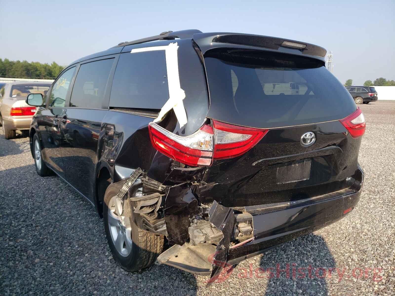 5TDKZ3DC4HS801169 2017 TOYOTA SIENNA