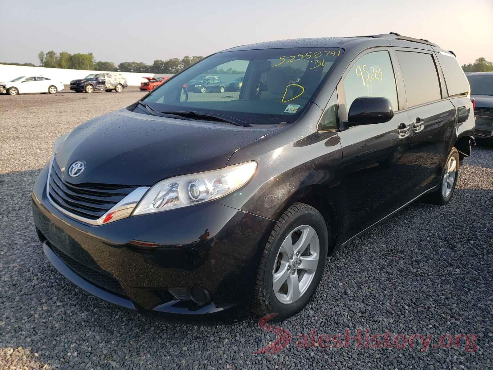 5TDKZ3DC4HS801169 2017 TOYOTA SIENNA