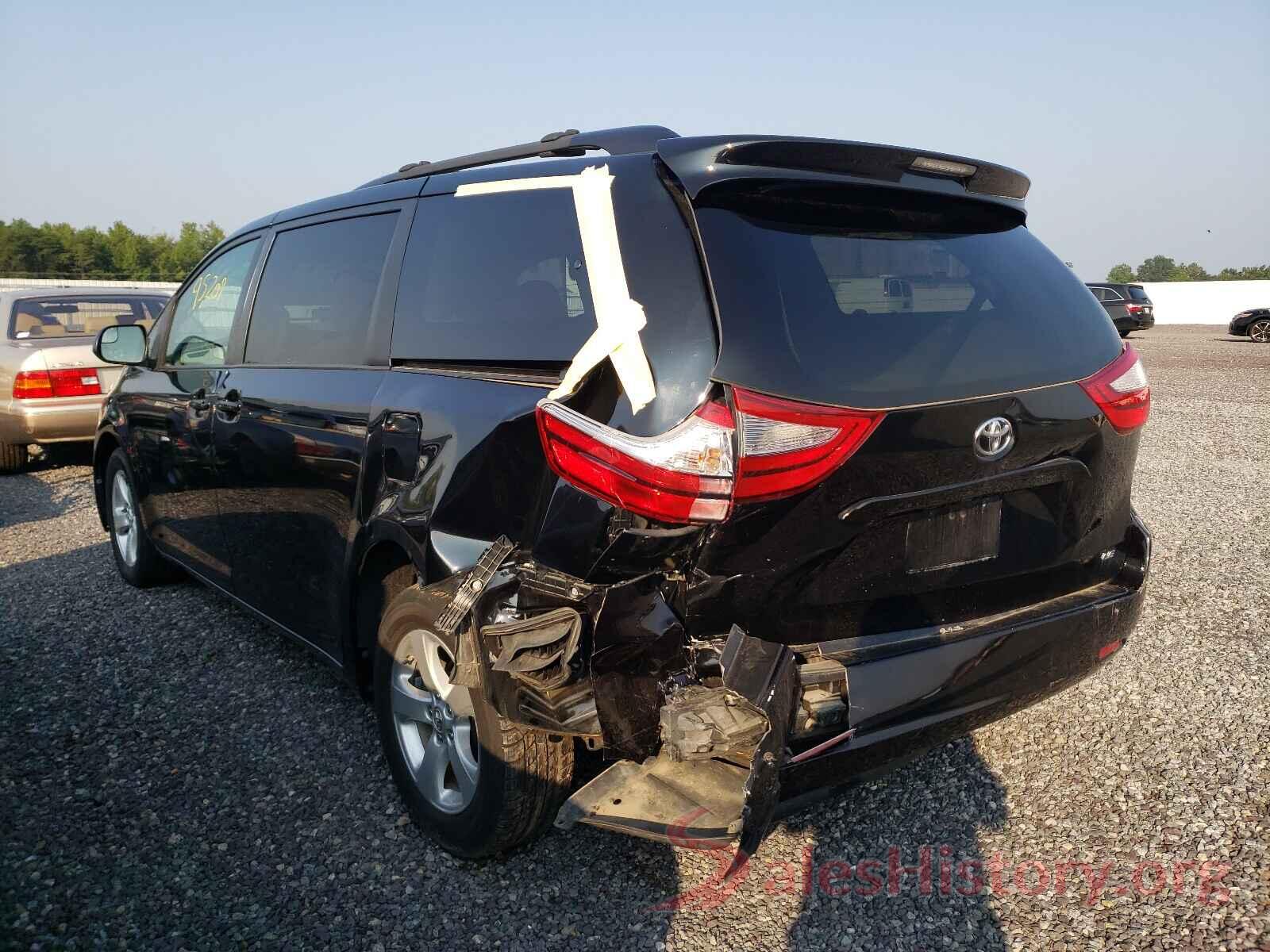 5TDKZ3DC4HS801169 2017 TOYOTA SIENNA