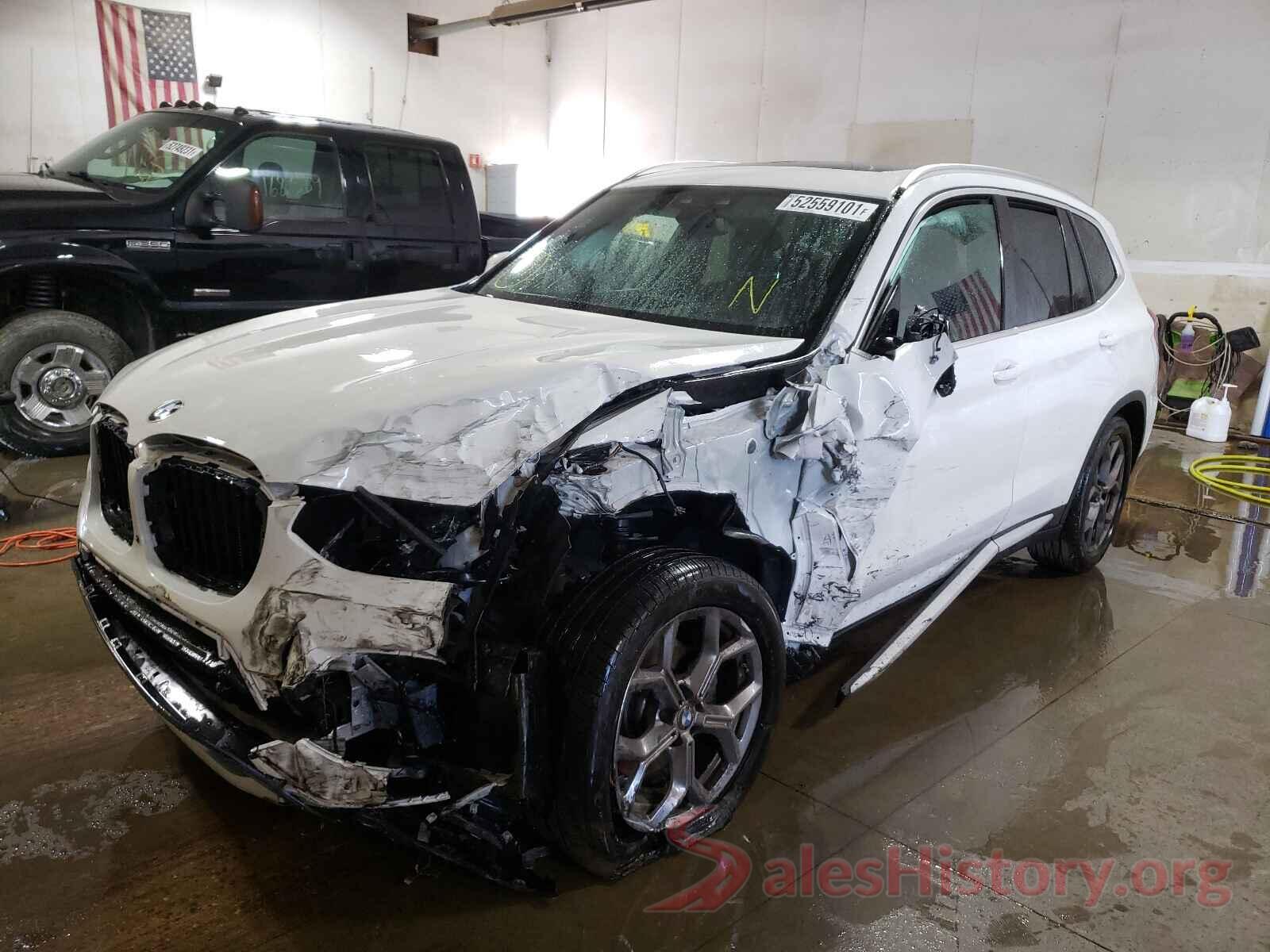 5UXTY5C05M9E96298 2021 BMW X3