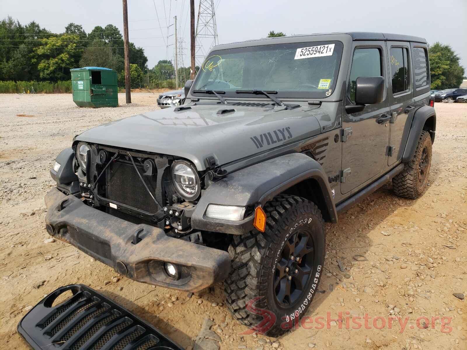 1C4HJXDG8LW241967 2020 JEEP WRANGLER