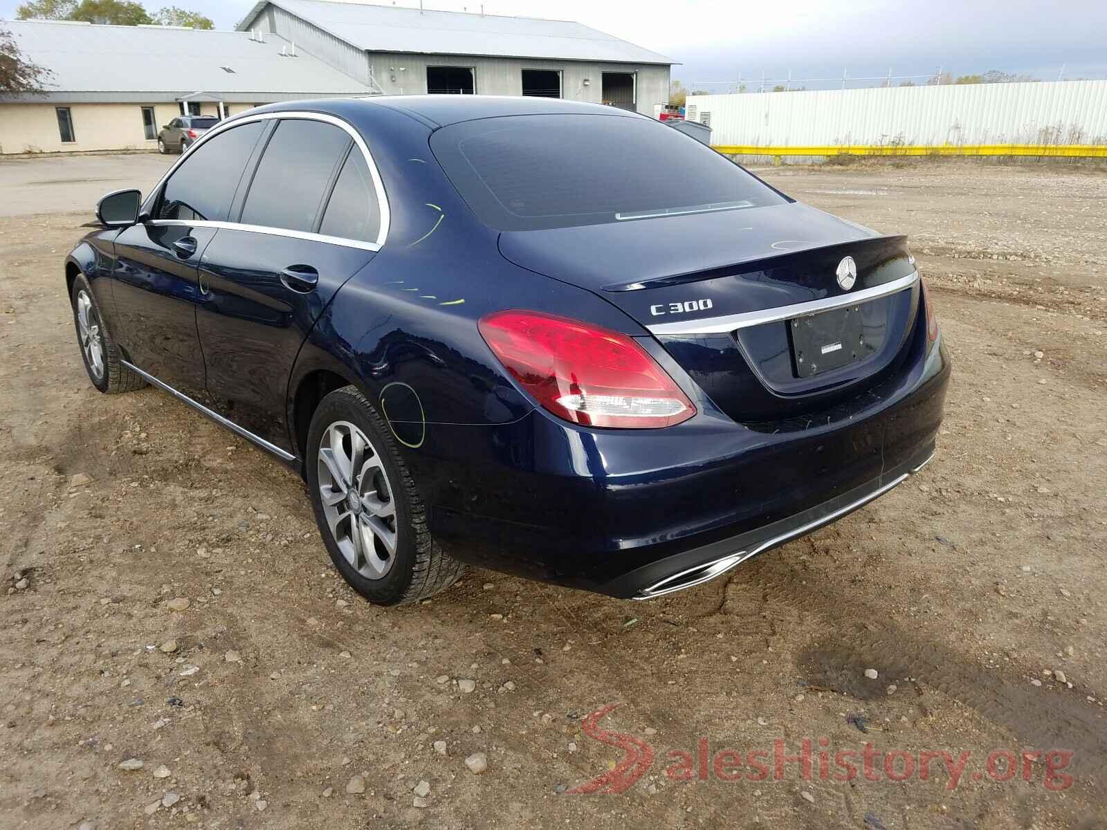 55SWF4KBXGU108439 2016 MERCEDES-BENZ C CLASS