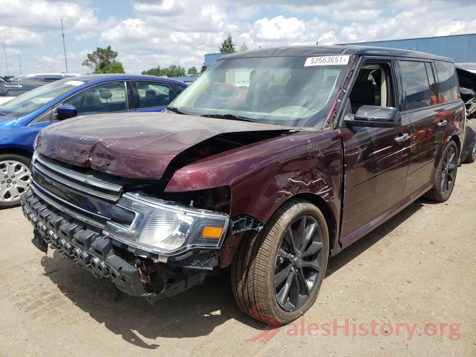 2FMGK5C85KBA21236 2019 FORD FLEX