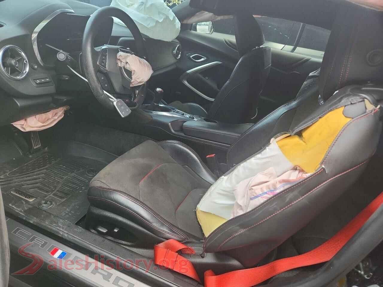 2019 CHEVROLET CAMARO VIN 1G1FJ1R67K0110317, engine bay