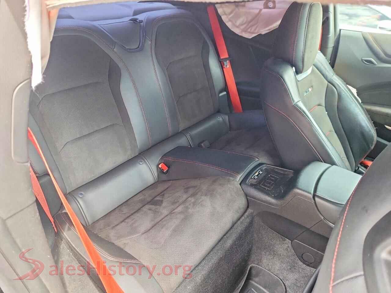 2019 CHEVROLET CAMARO VIN 1G1FJ1R67K0110317, odometer mileage