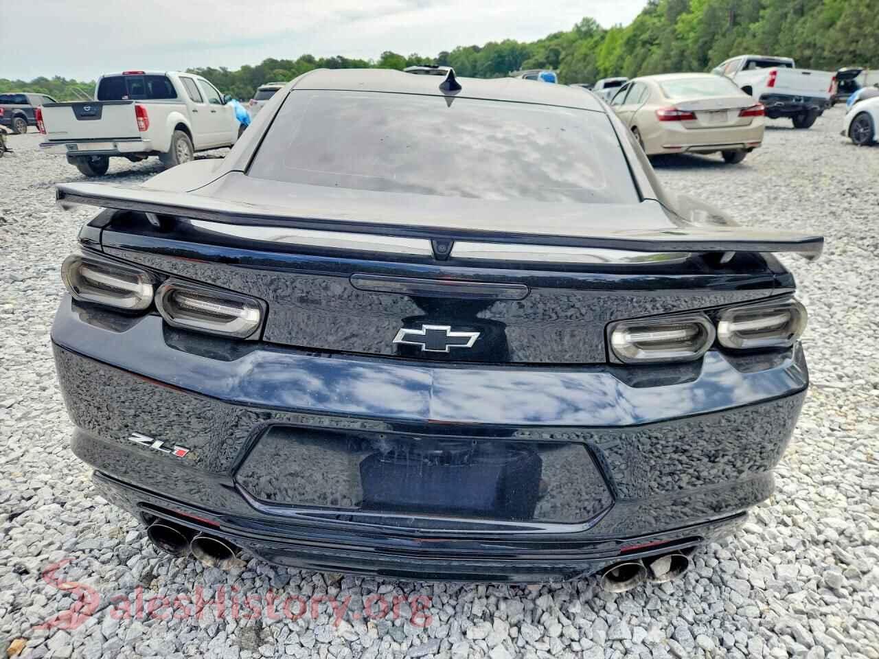 2019 CHEVROLET CAMARO VIN 1G1FJ1R67K0110317, left side view