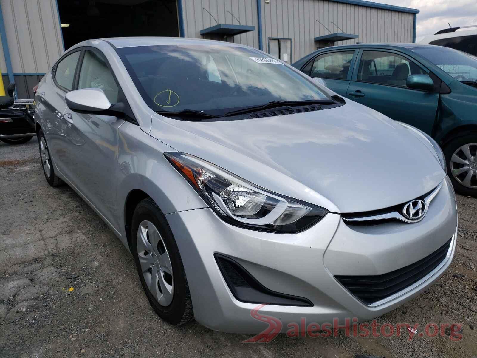 5NPDH4AE5GH751703 2016 HYUNDAI ELANTRA