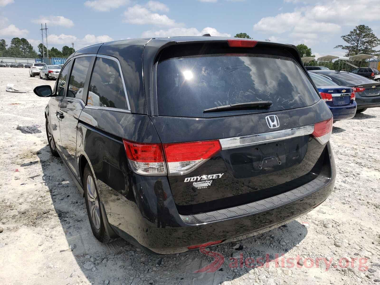 5FNRL5H65HB012050 2017 HONDA ODYSSEY