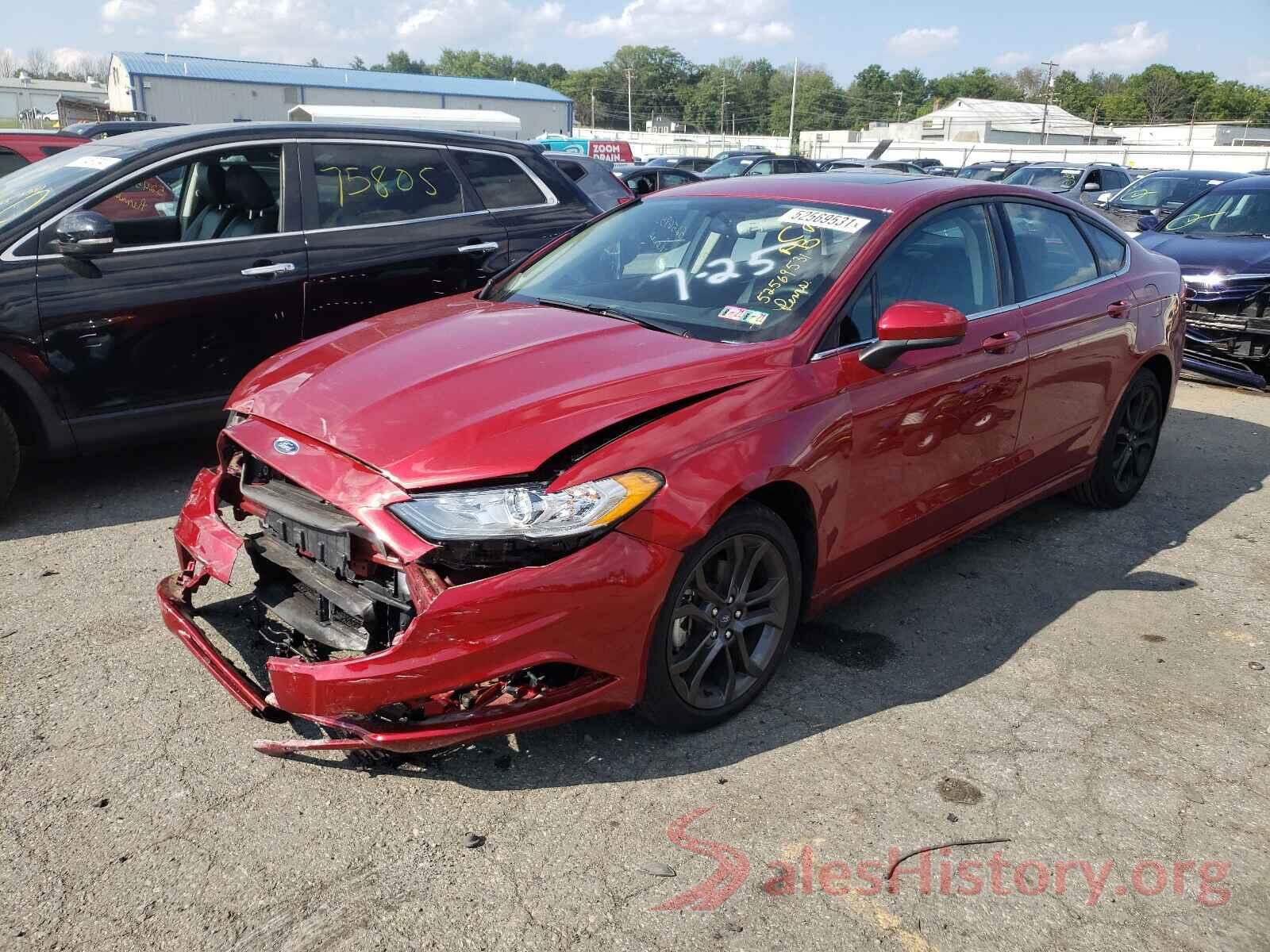 3FA6P0HD0JR275923 2018 FORD FUSION