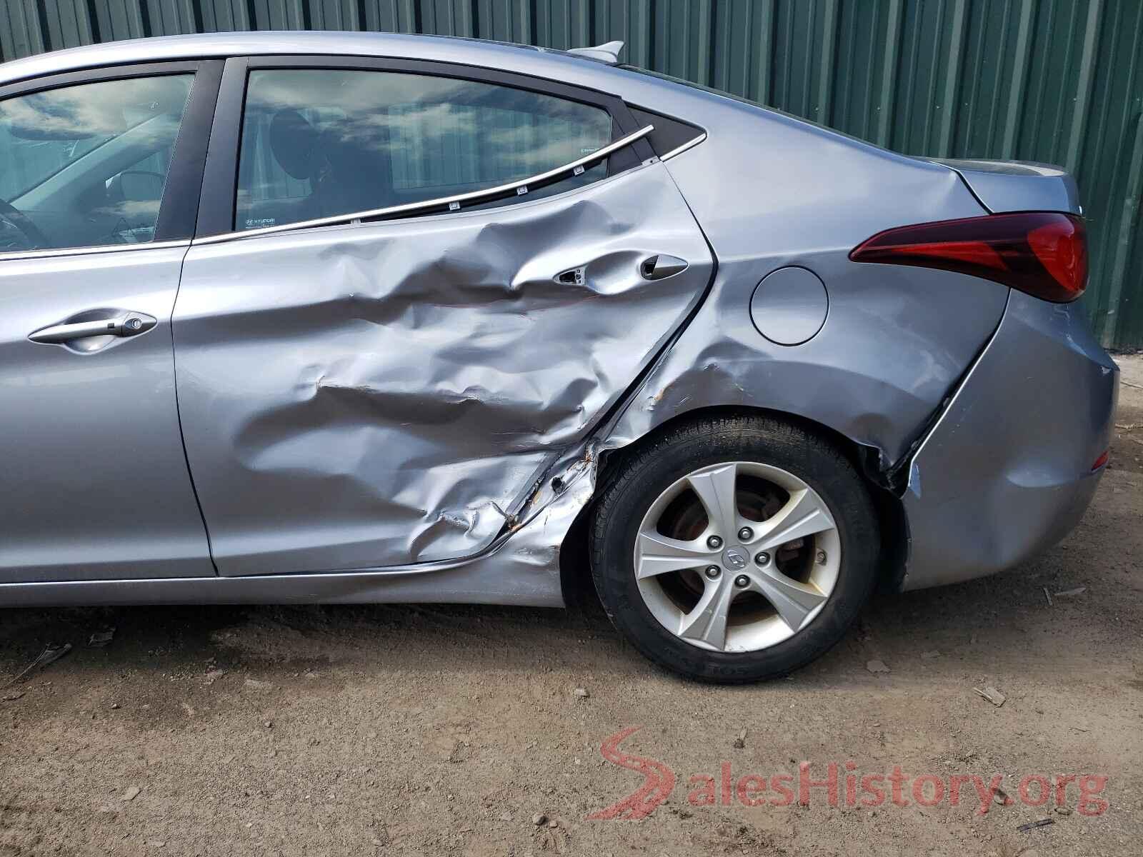 5NPDH4AE7GH789272 2016 HYUNDAI ELANTRA