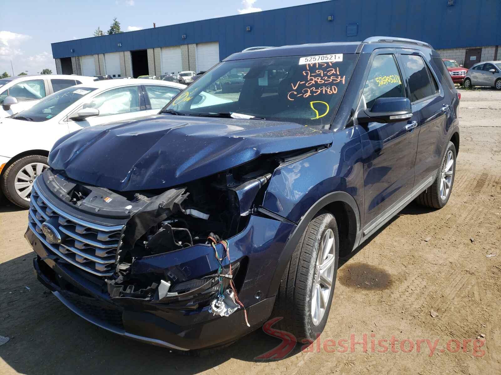 1FM5K7F88HGE28354 2017 FORD EXPLORER