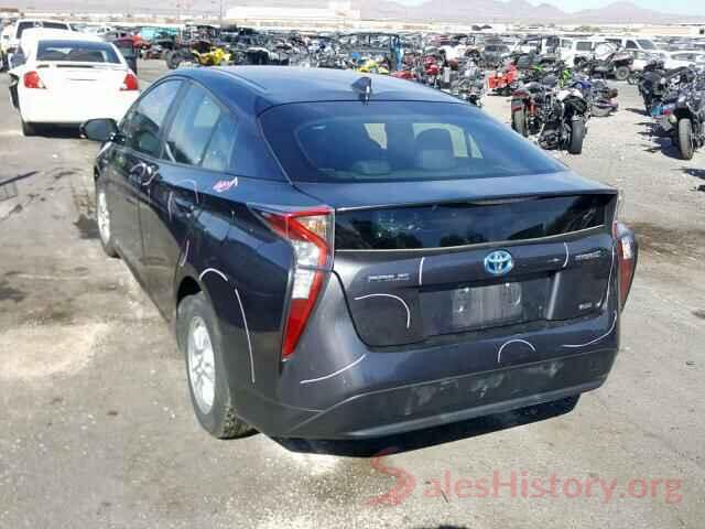 JTDKARFU5G3001576 2016 TOYOTA PRIUS