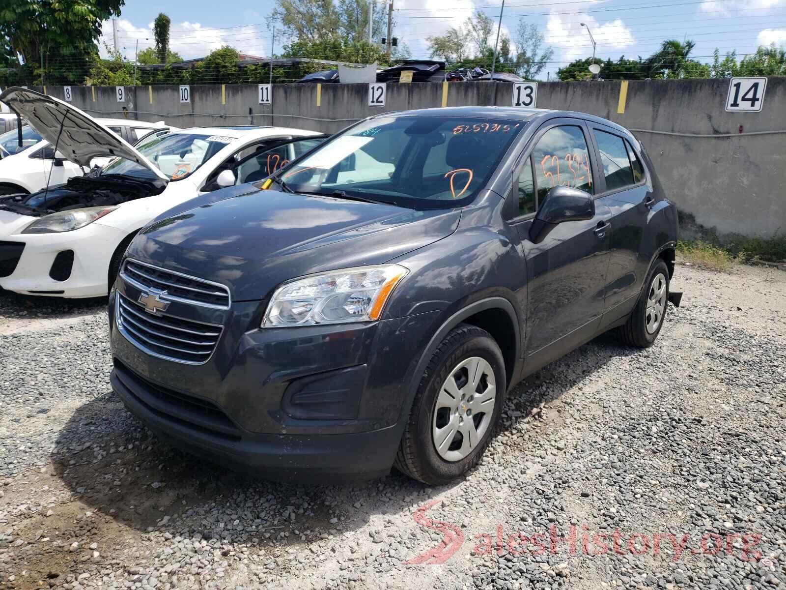 3GNCJKSB9GL218687 2016 CHEVROLET TRAX