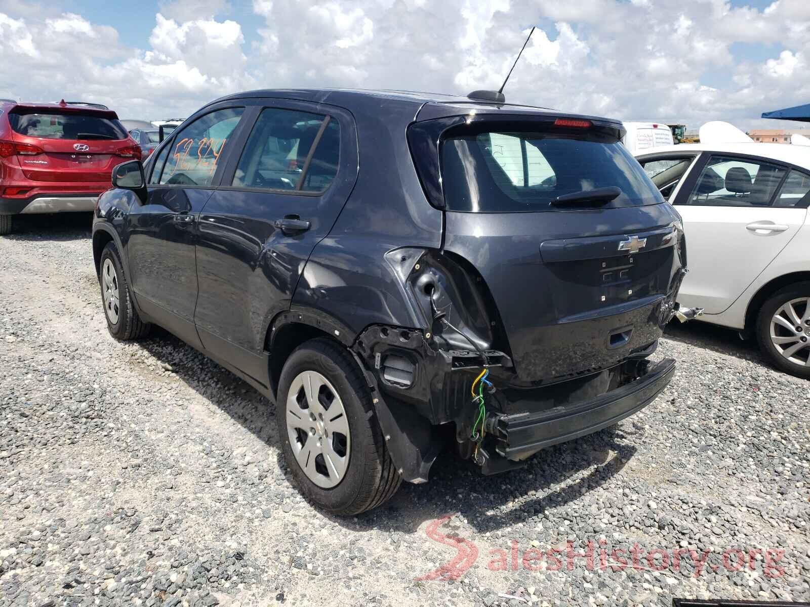 3GNCJKSB9GL218687 2016 CHEVROLET TRAX