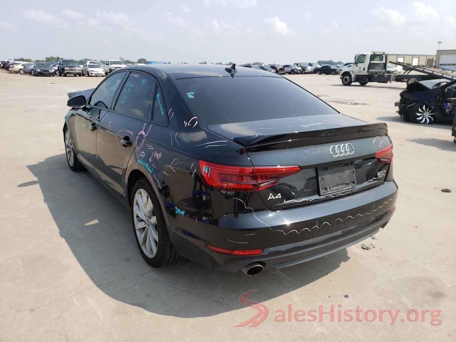 WAUANAF44HN010094 2017 AUDI A4