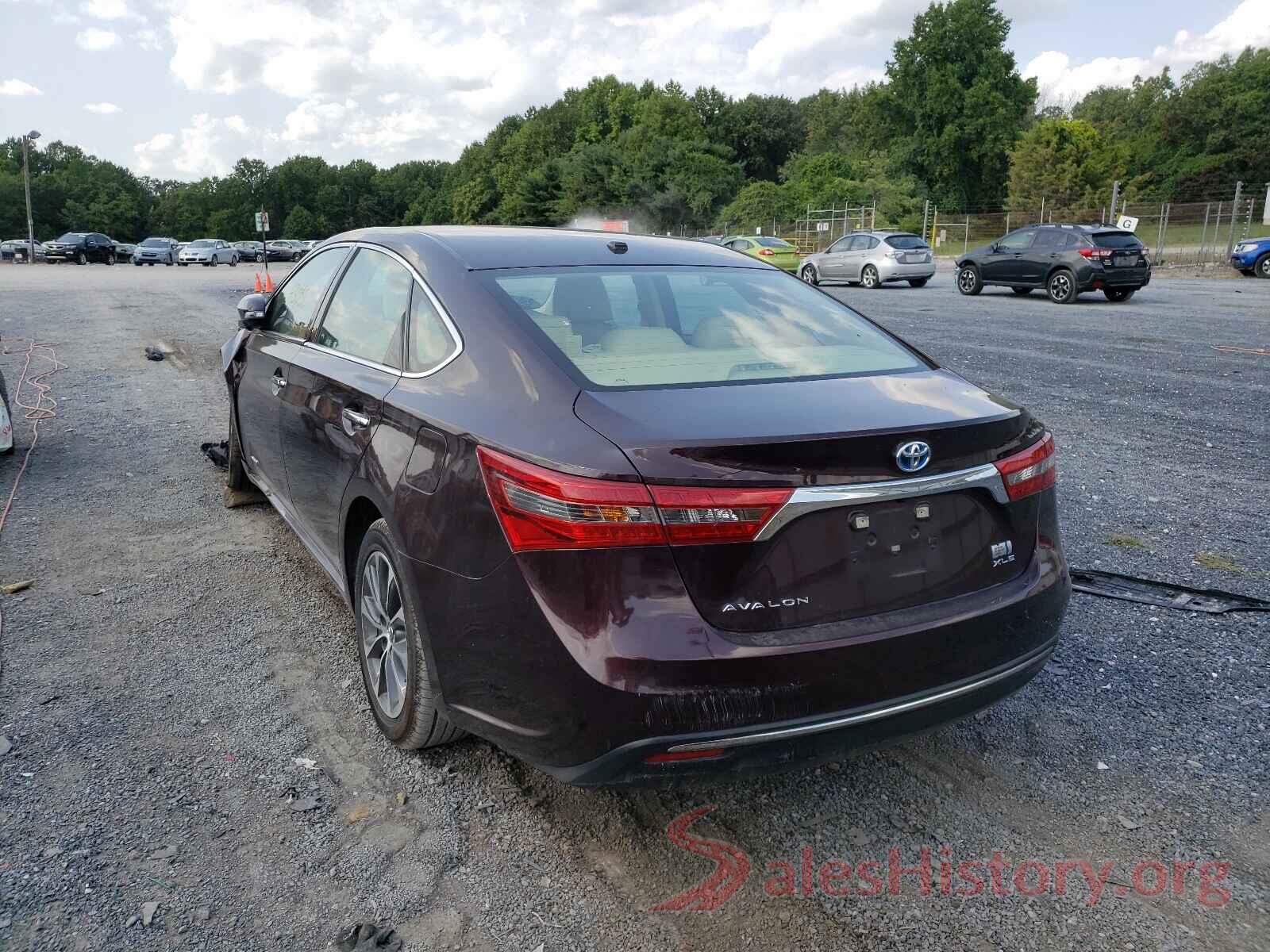 4T1BD1EB6GU052695 2016 TOYOTA AVALON