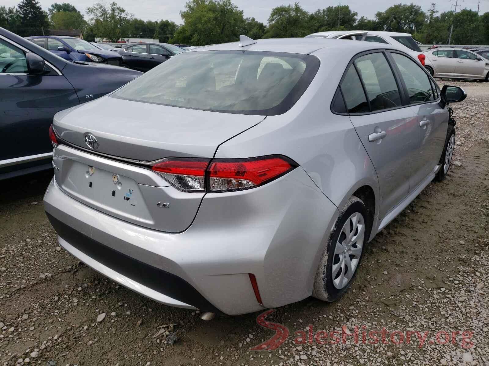 JTDEPRAE8LJ020222 2020 TOYOTA COROLLA