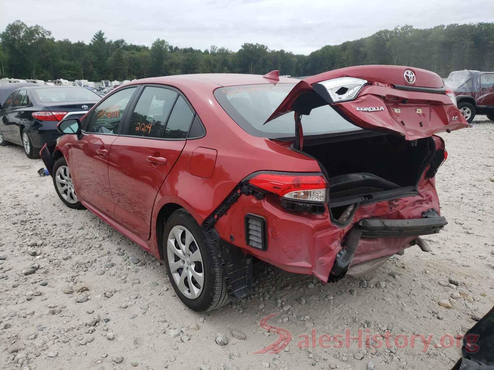 5YFEPRAE8LP028753 2020 TOYOTA COROLLA