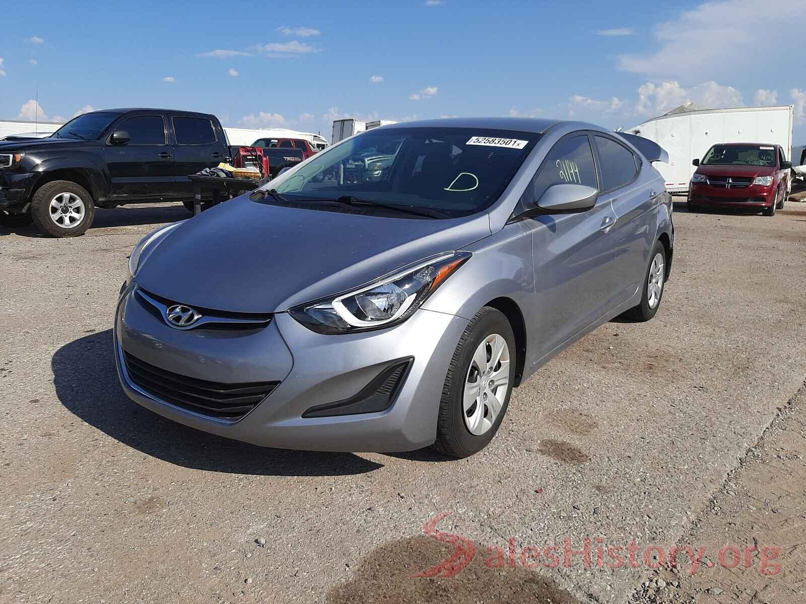 5NPDH4AE2GH764912 2016 HYUNDAI ELANTRA