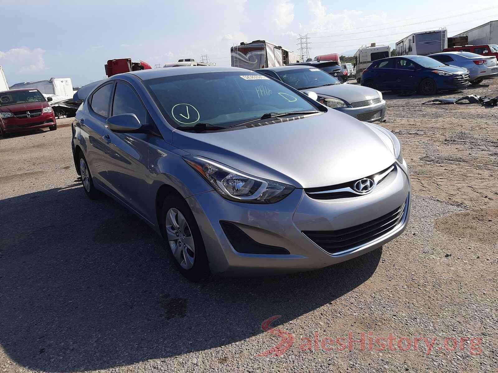 5NPDH4AE2GH764912 2016 HYUNDAI ELANTRA