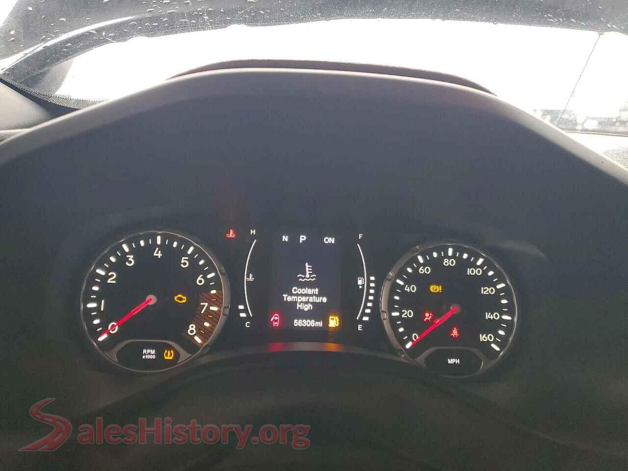 2023 JEEP RENEGADE VIN ZACNJDB14PPP69280, interior center console