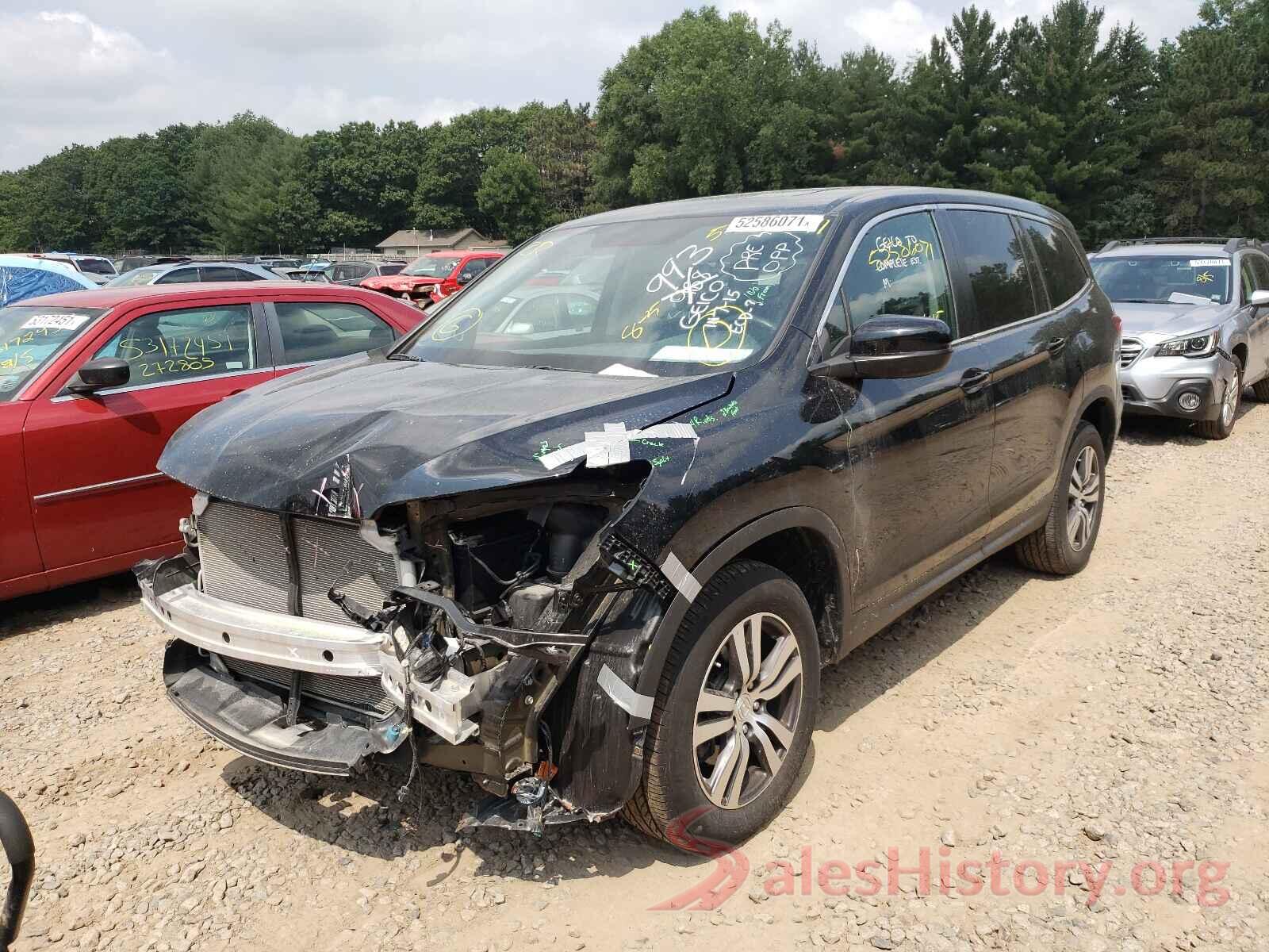 5FNYF6H59JB014986 2018 HONDA PILOT