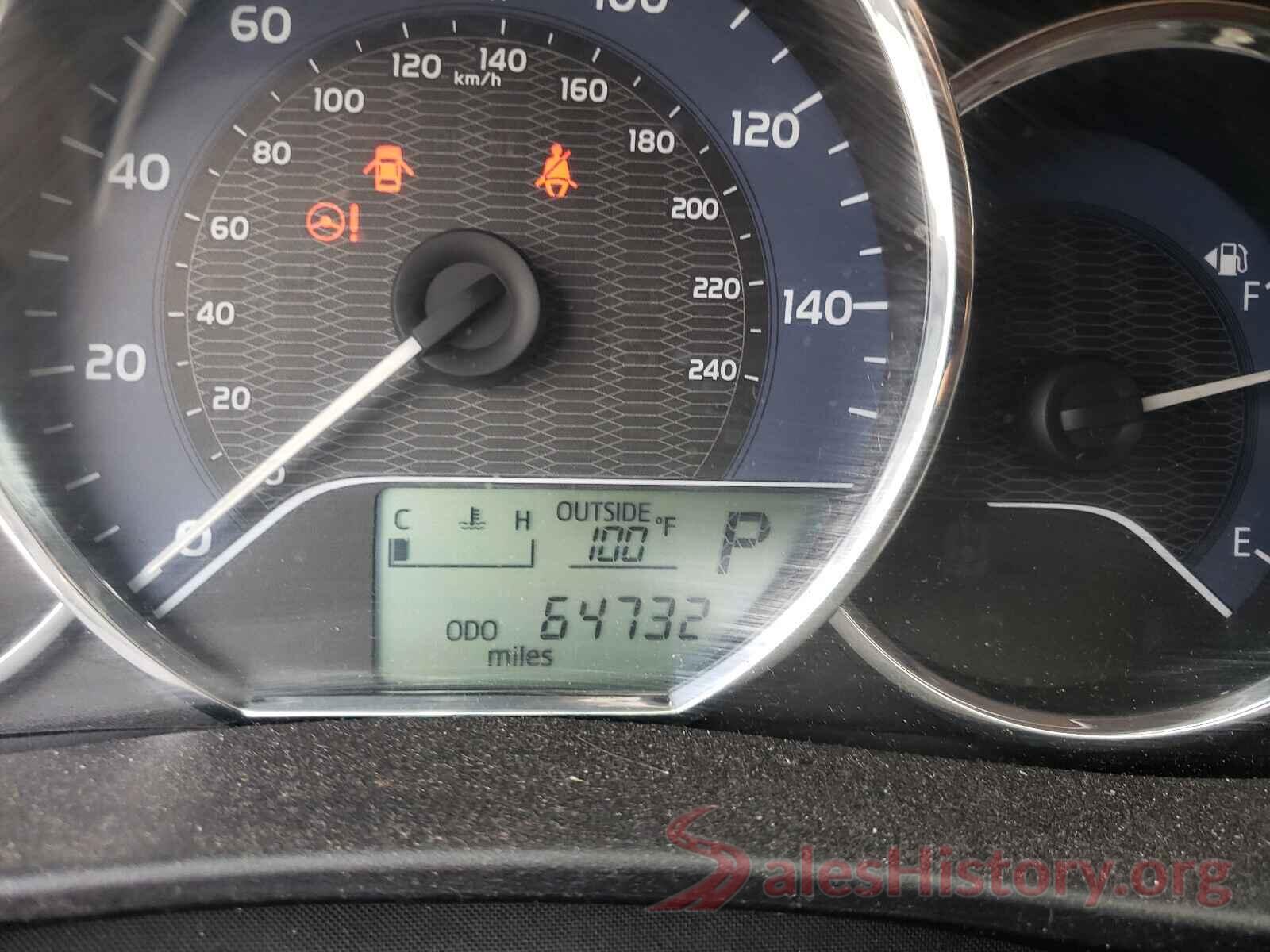 5YFBURHE8GP546661 2016 TOYOTA COROLLA