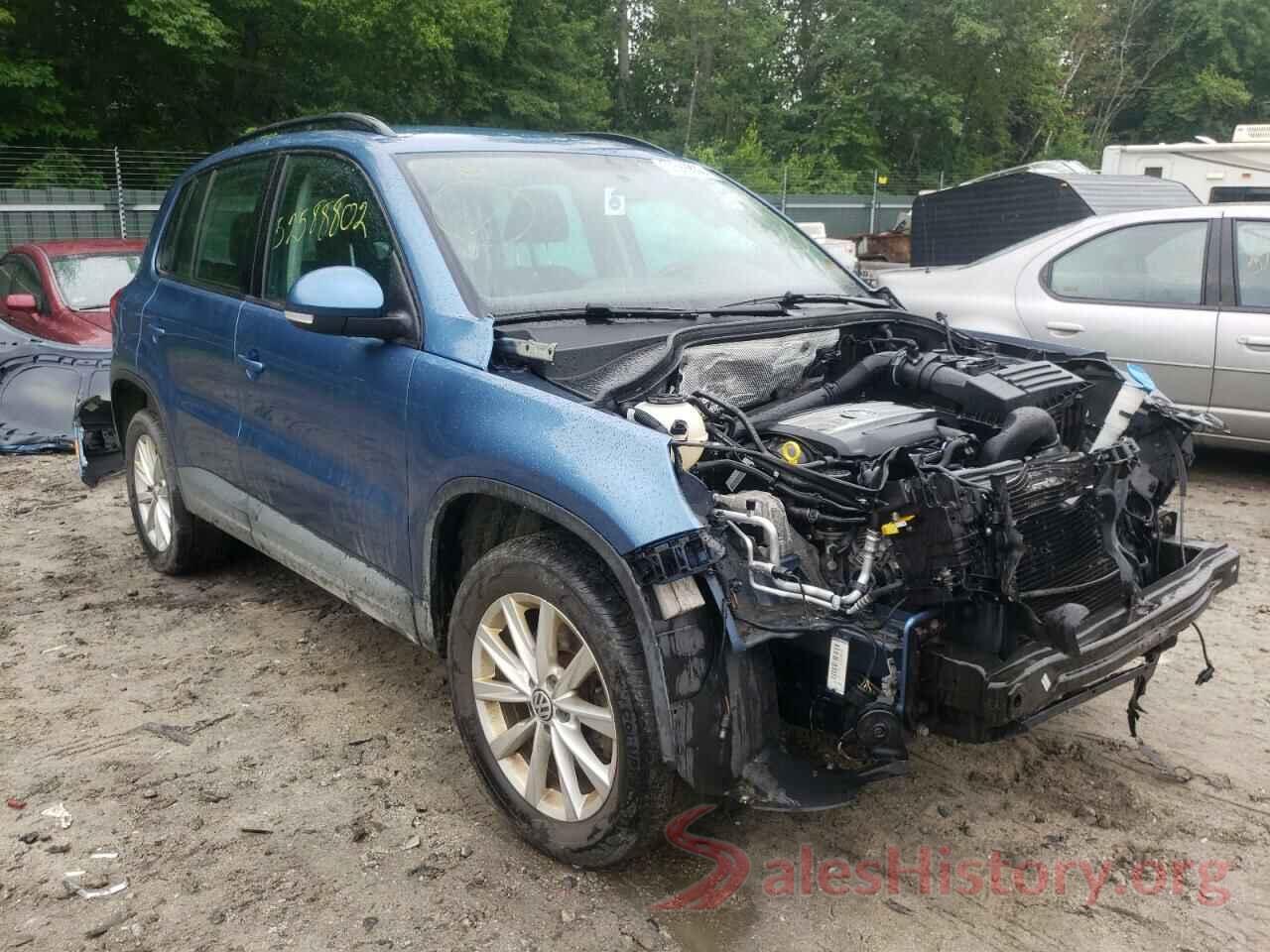 WVGBV7AX7HK050453 2017 VOLKSWAGEN TIGUAN