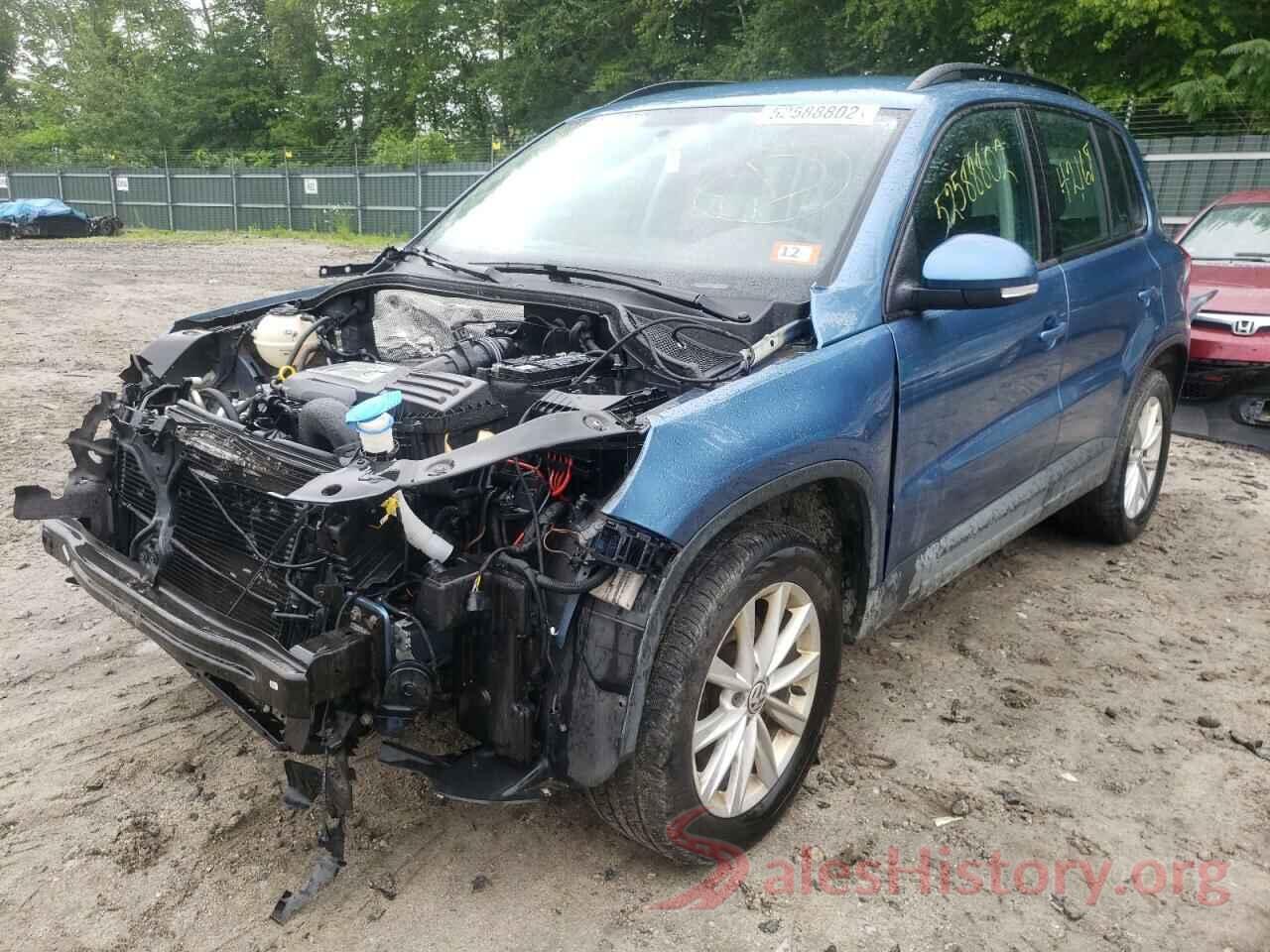 WVGBV7AX7HK050453 2017 VOLKSWAGEN TIGUAN