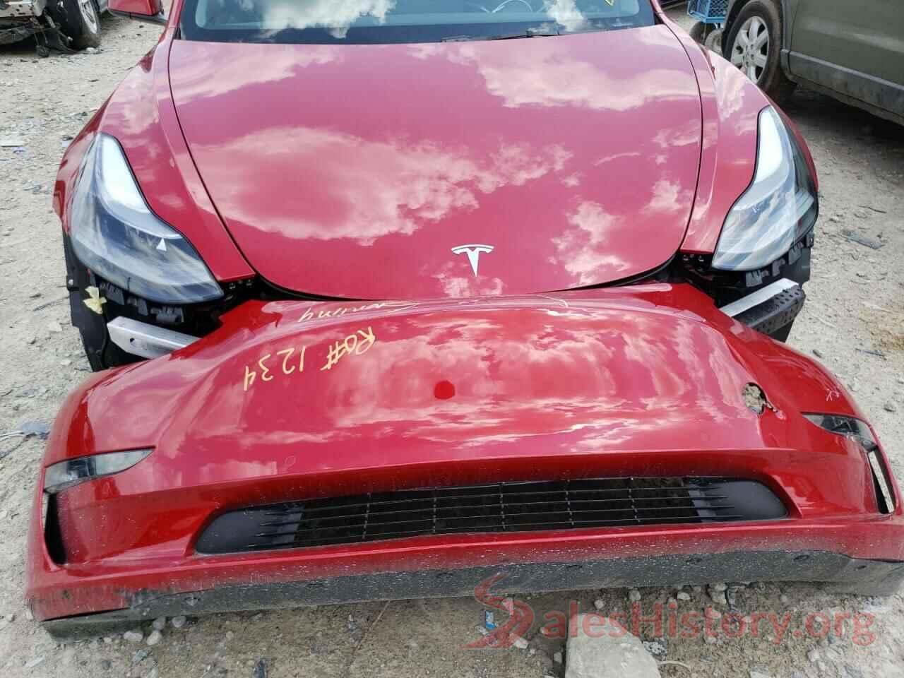 5YJ3E1ECXNF263323 2022 TESLA MODEL 3