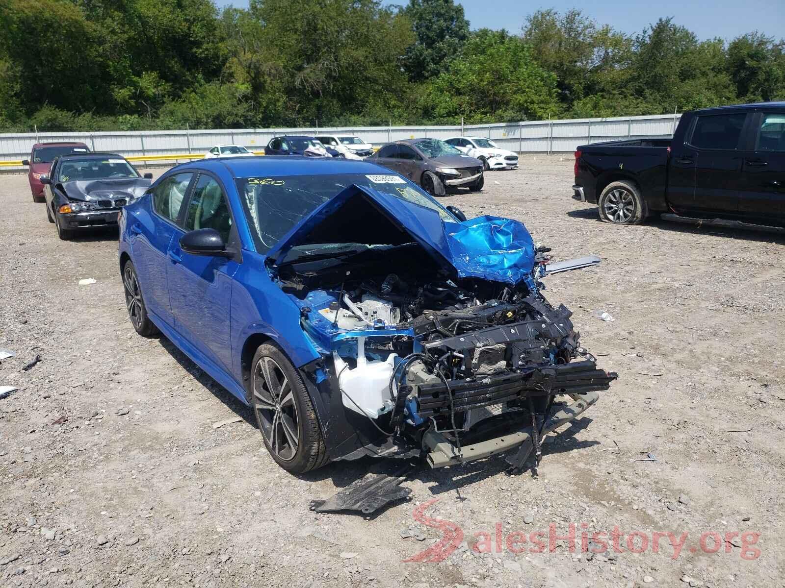 3N1AB8DV3LY207210 2020 NISSAN SENTRA