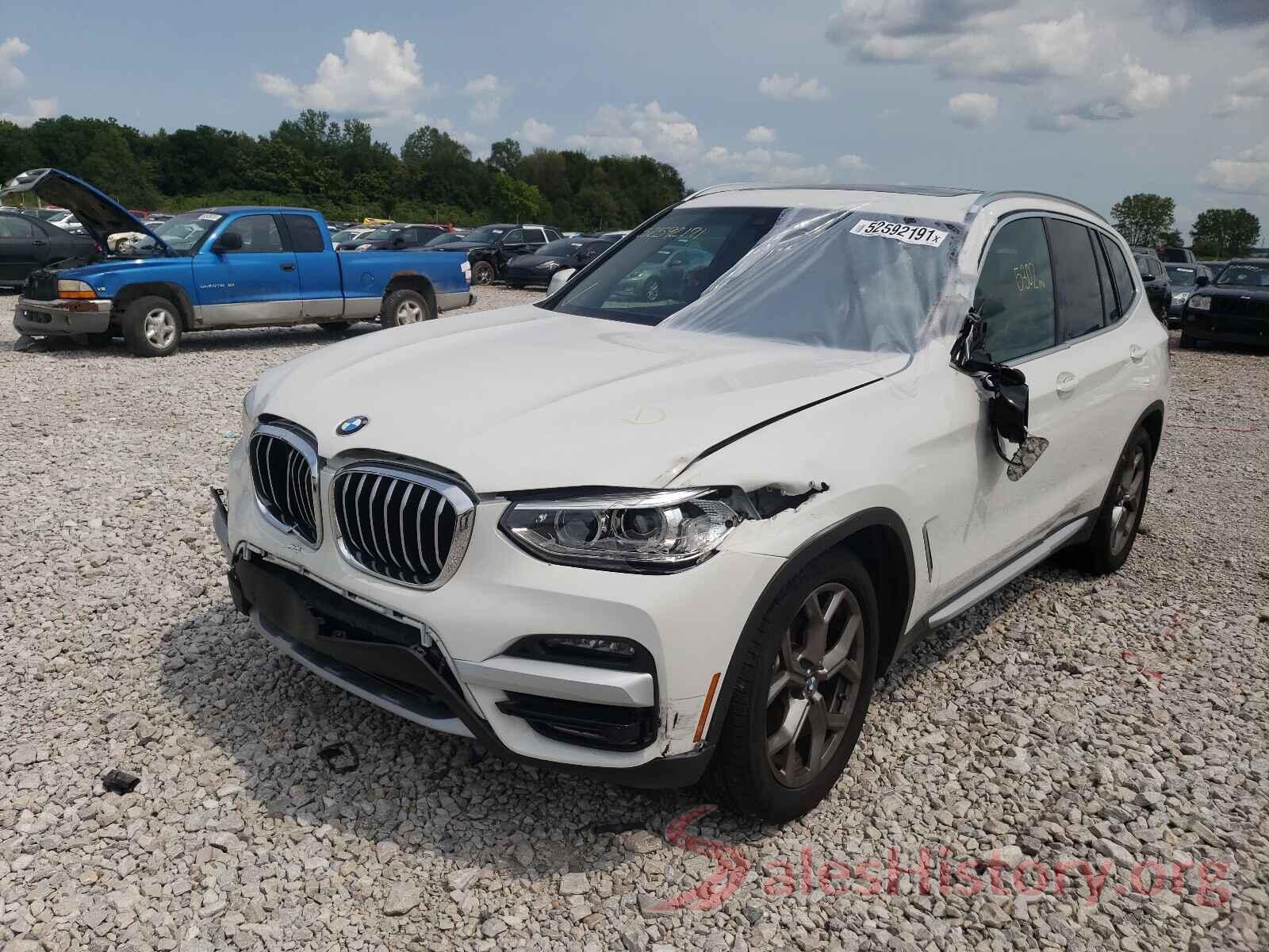 5UXTY5C04M9F48231 2021 BMW X3