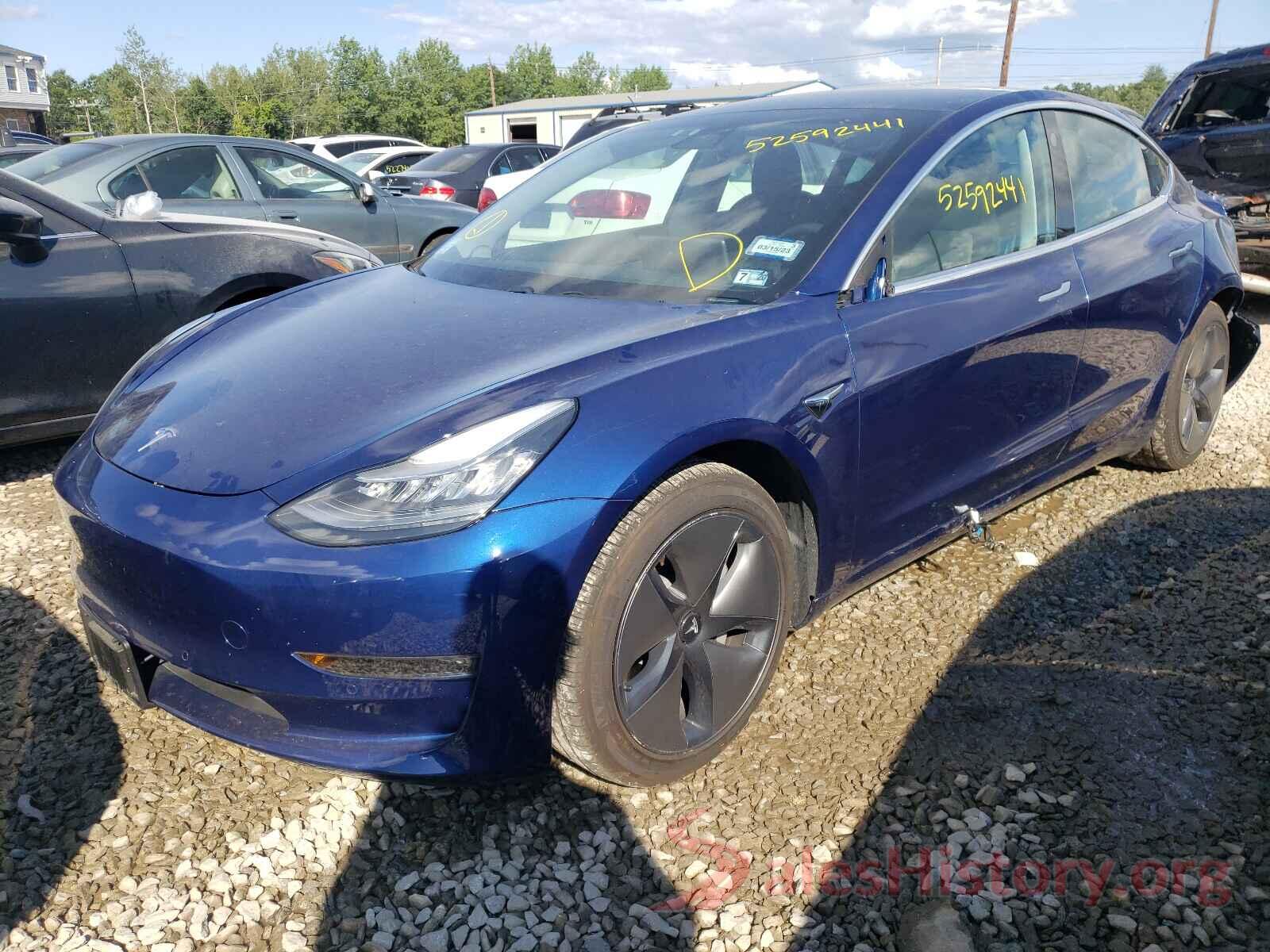 5YJ3E1EB7KF433155 2019 TESLA MODEL 3