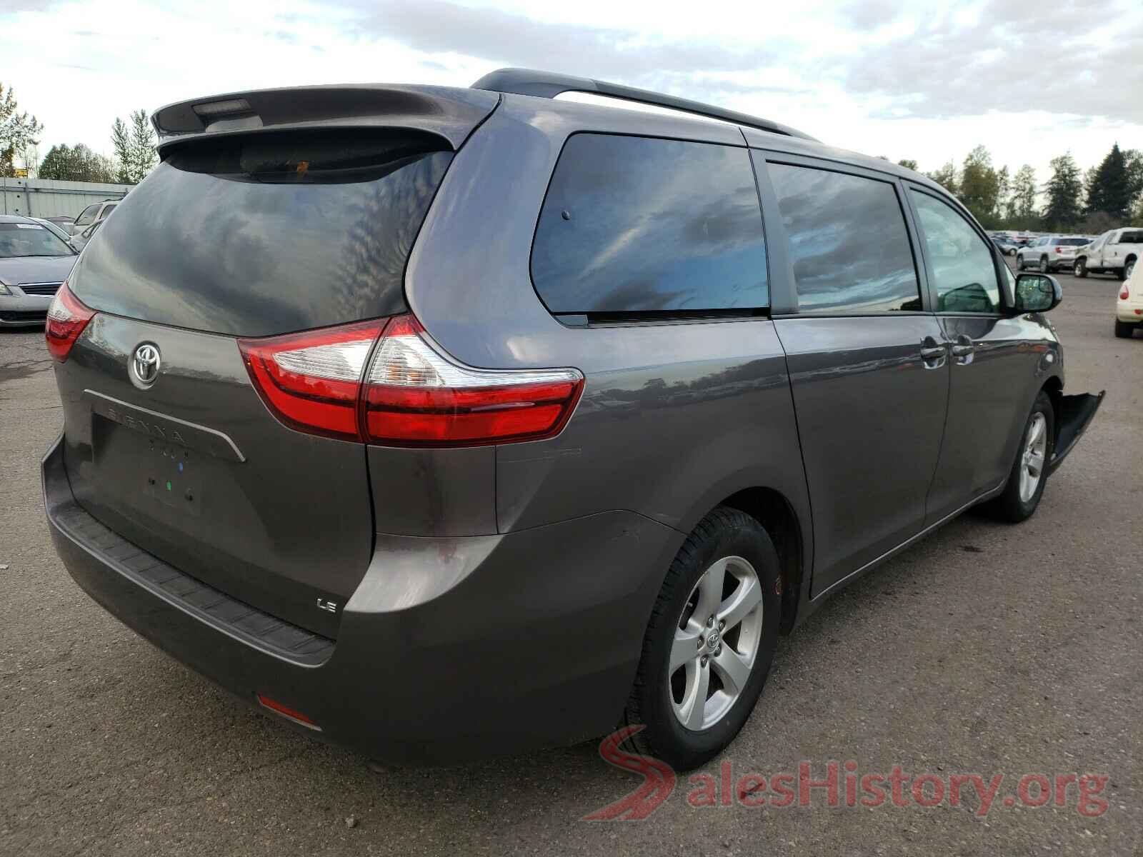 5TDKZ3DC2HS898016 2017 TOYOTA SIENNA